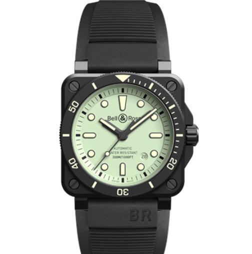 Replica Bell and Ross br0392 Watch BR 03-92 DIVER FULL LUM BR0392-D-C5-CE/SRB